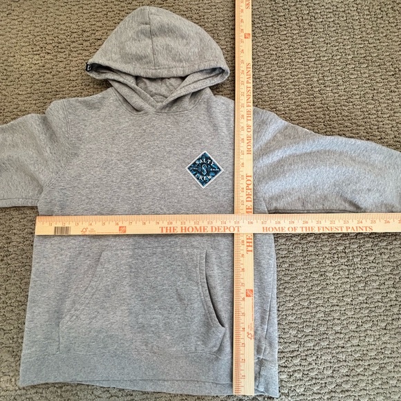 Salty Crew Heather Gray Pullover Hoodie - Picture 5 of 7